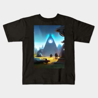 MEGA TELEPORT ACTIVATED ON PLANET SAM Kids T-Shirt